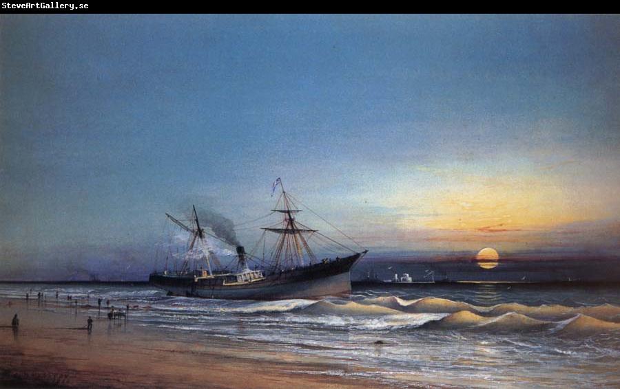 unknow artist tHE Blockade Runner Ashore